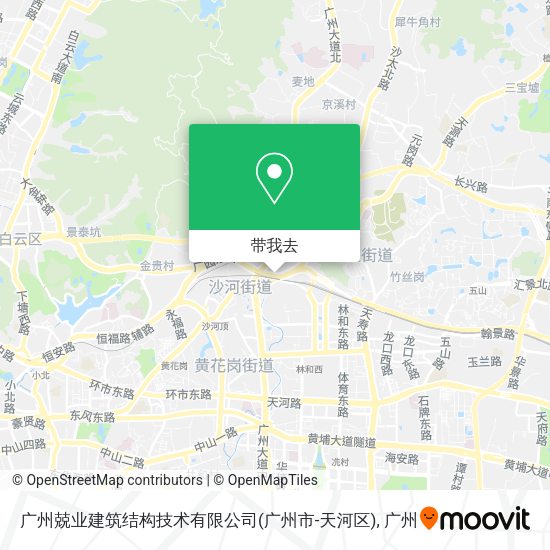 广州兢业建筑结构技术有限公司(广州市-天河区)地图