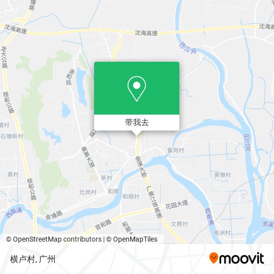 横卢村地图