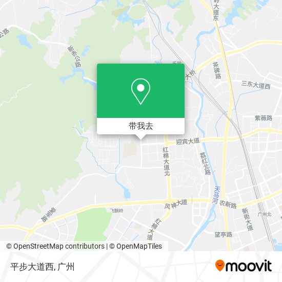 平步大道西地图