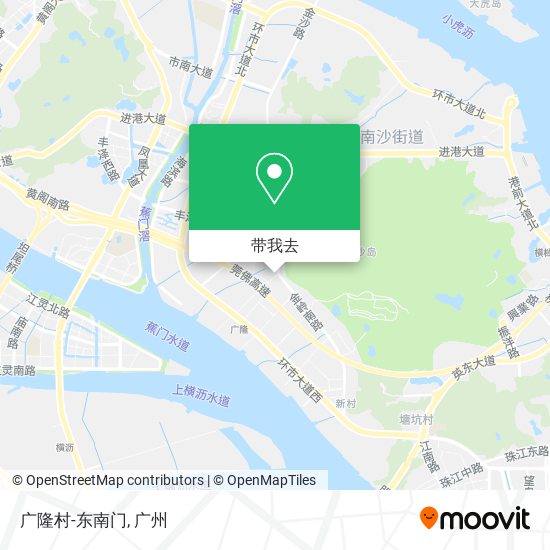 广隆村-东南门地图