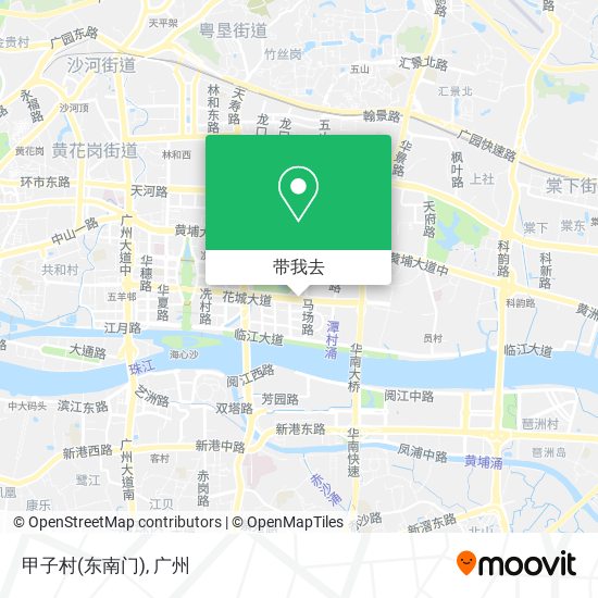 甲子村(东南门)地图