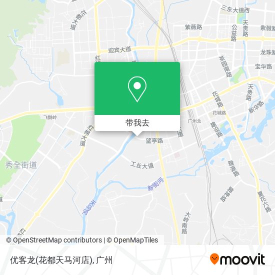 优客龙(花都天马河店)地图