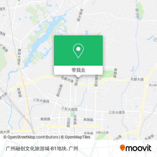 广州融创文化旅游城-B1地块地图