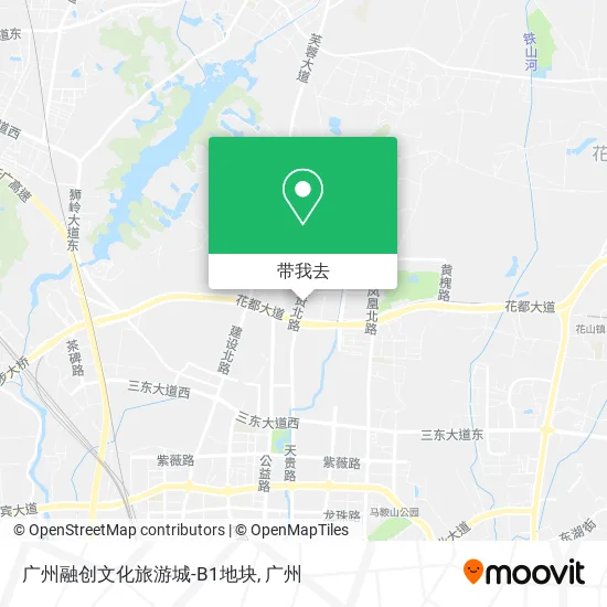 广州融创文化旅游城-B1地块地图