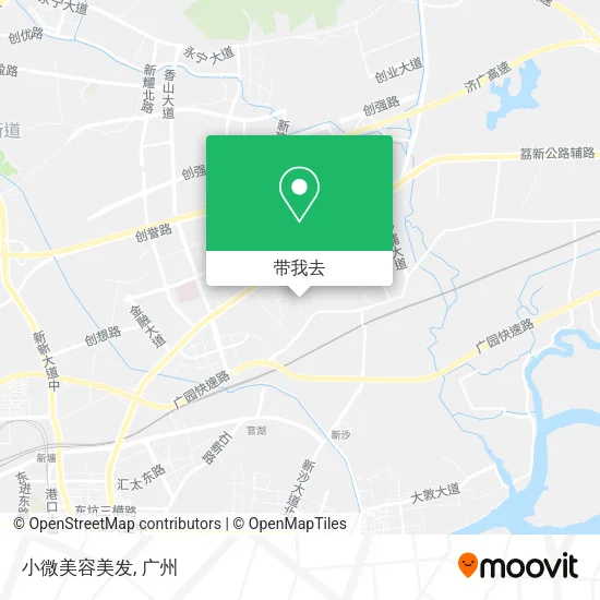 小微美容美发地图