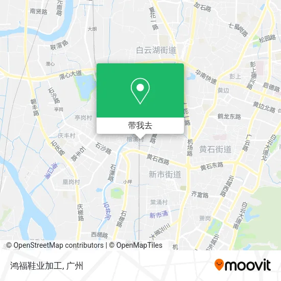 鸿福鞋业加工地图