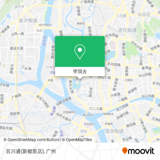 百川通(新都里店)地图