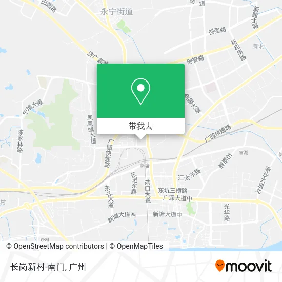 长岗新村-南门地图