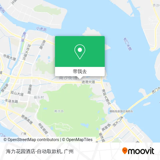 海力花园酒店-自动取款机地图