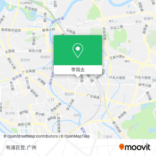 韦涌百货地图