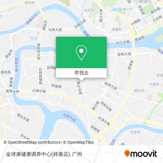 金球康健康调养中心(祥康店)地图