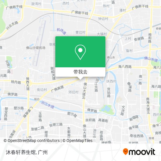 沐春轩养生馆地图
