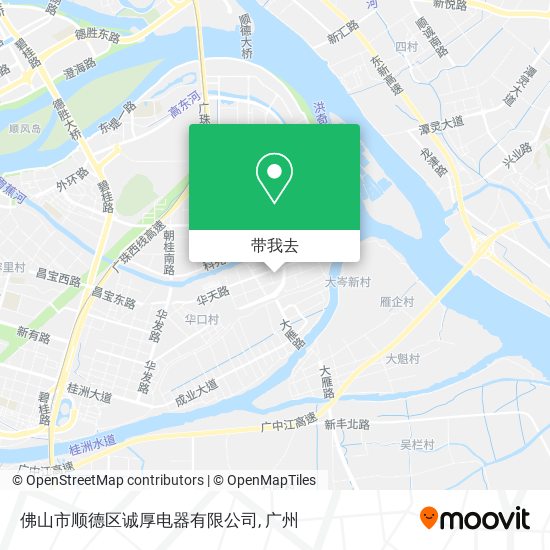 佛山市顺德区诚厚电器有限公司地图