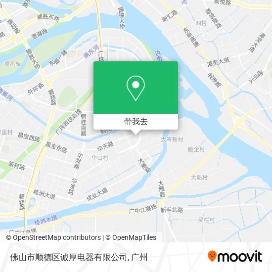 佛山市顺德区诚厚电器有限公司地图
