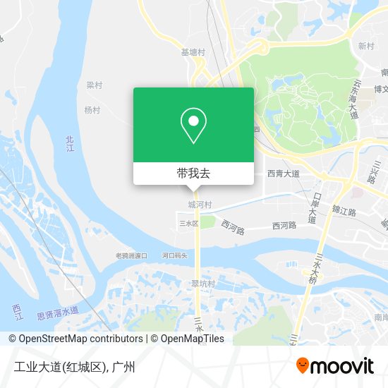 工业大道(红城区)地图