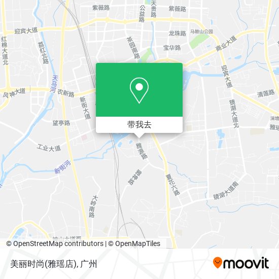 美丽时尚(雅瑶店)地图