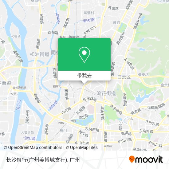 长沙银行(广州美博城支行)地图