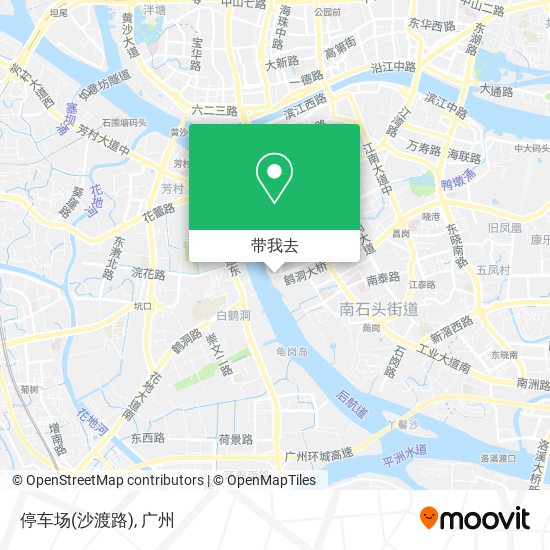 停车场(沙渡路)地图