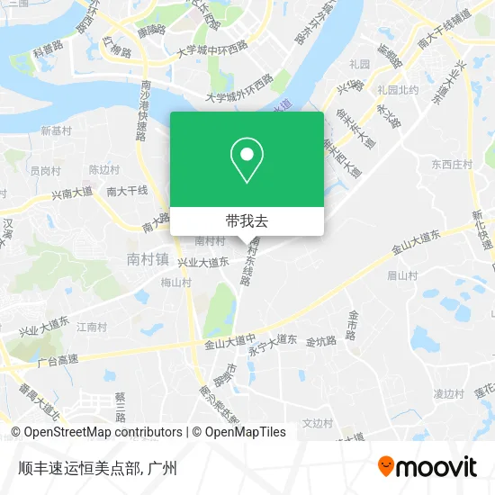 顺丰速运恒美点部地图