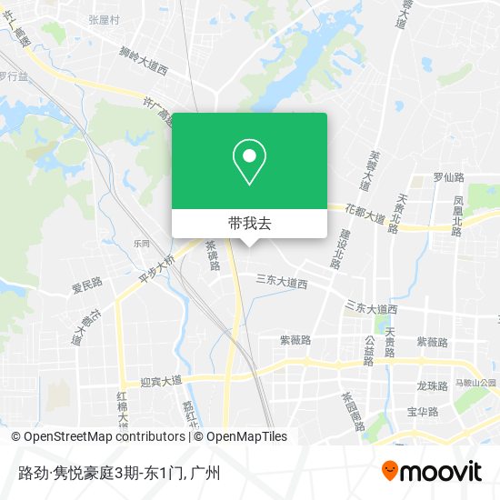 路劲·隽悦豪庭3期-东1门地图
