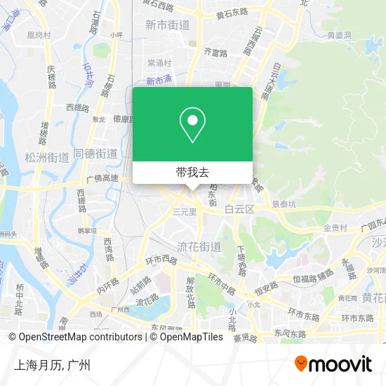 上海月历地图