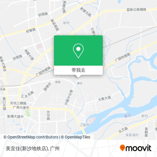 美宜佳(新沙地铁店)地图