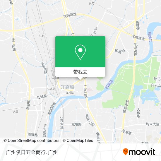 广州俊日五金商行地图