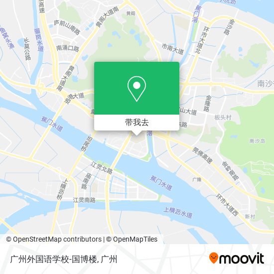 广州外国语学校-国博楼地图