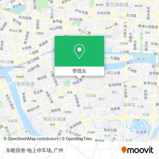 东晓宿舍-地上停车场地图