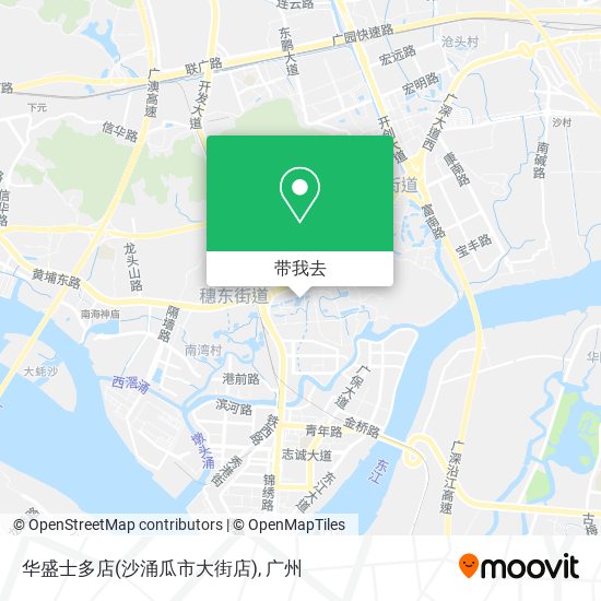 华盛士多店(沙涌瓜市大街店)地图