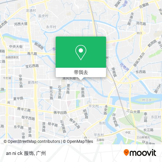 an ni ck 服饰地图