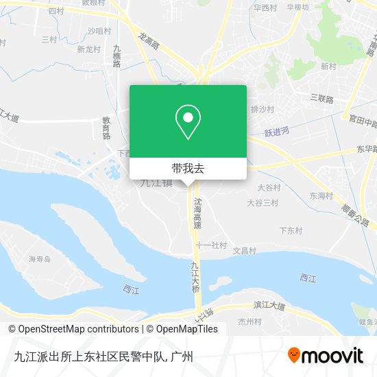 九江派出所上东社区民警中队地图