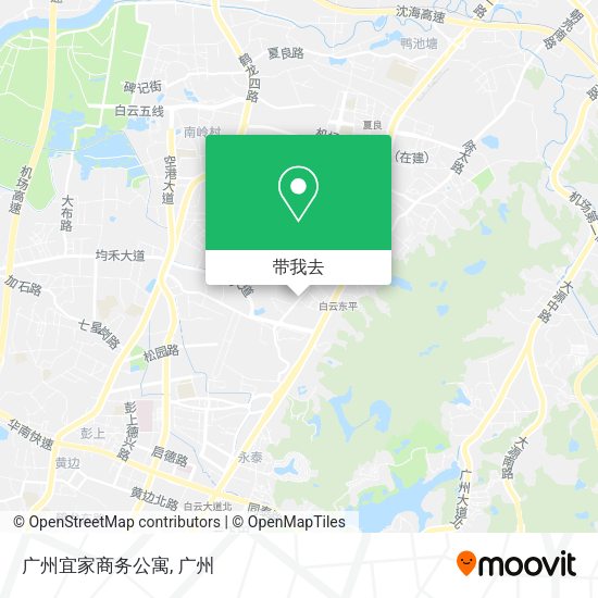 广州宜家商务公寓地图