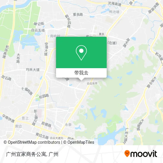 广州宜家商务公寓地图