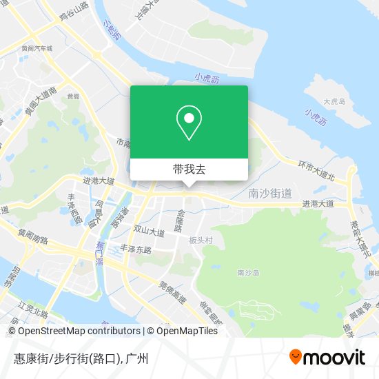 惠康街/步行街(路口)地图