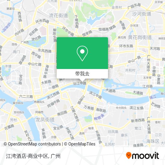 江湾酒店-商业中区地图