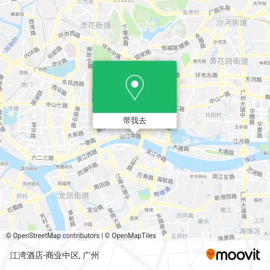 江湾酒店-商业中区地图