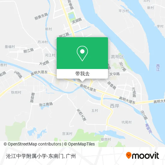 沧江中学附属小学-东南门地图