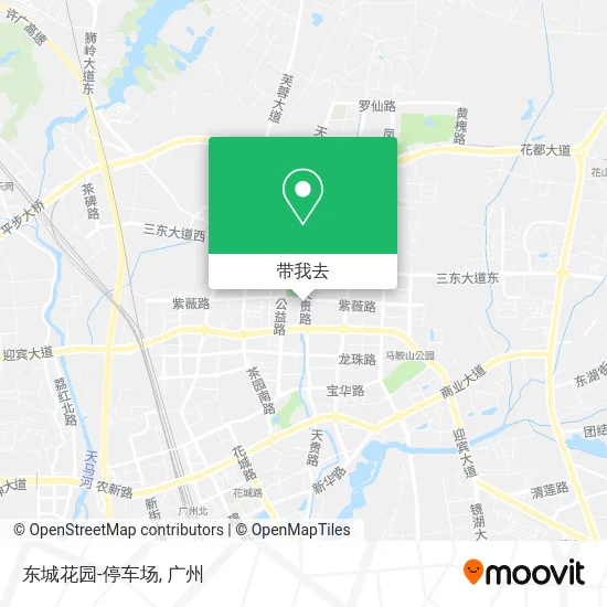 东城花园-停车场地图