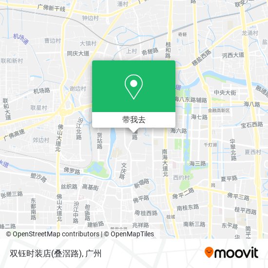 双钰时装店(叠滘路)地图
