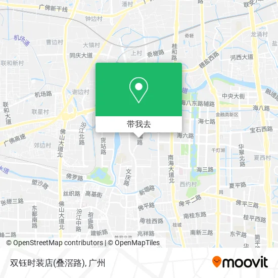 双钰时装店(叠滘路)地图