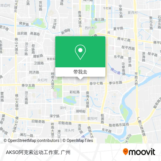 AKSO阿克索运动工作室地图