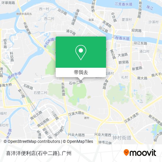 喜洋洋便利店(石中二路)地图