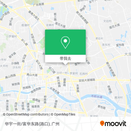 华宇一街/富华东路(路口)地图
