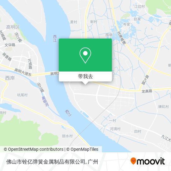 佛山市铨亿弹簧金属制品有限公司地图