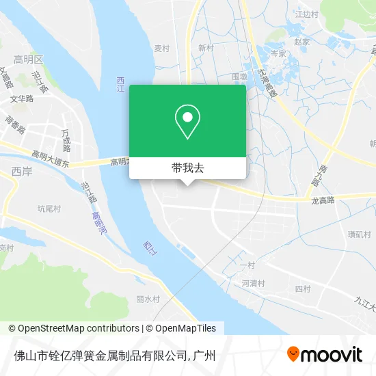 佛山市铨亿弹簧金属制品有限公司地图