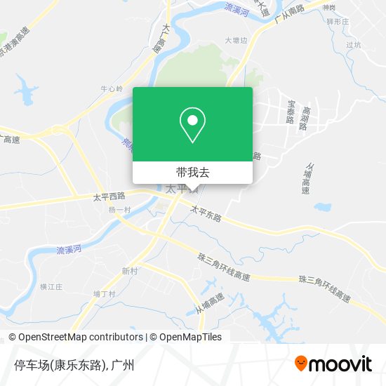 停车场(康乐东路)地图