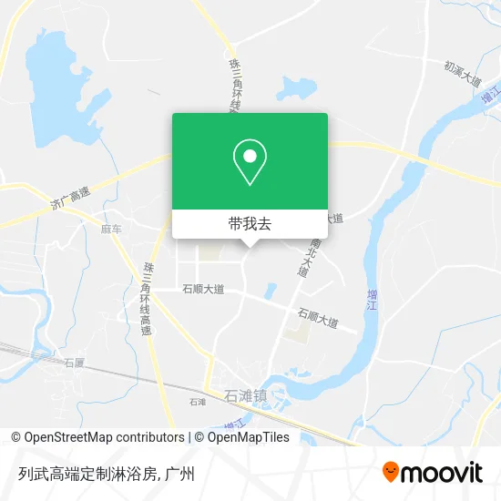 列武高端定制淋浴房地图