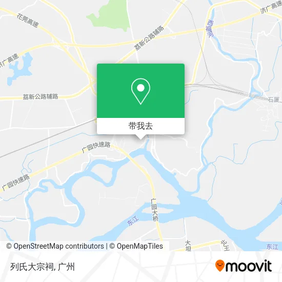 列氏大宗祠地图
