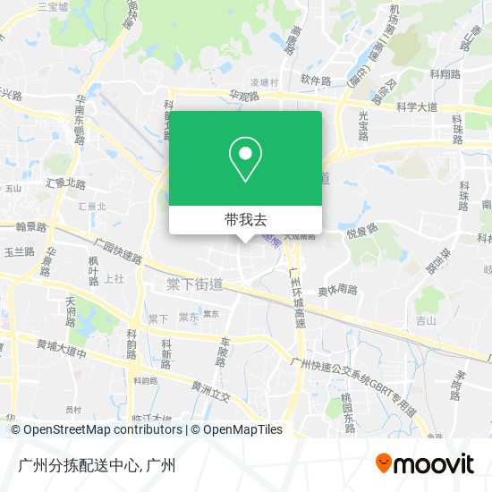广州分拣配送中心地图